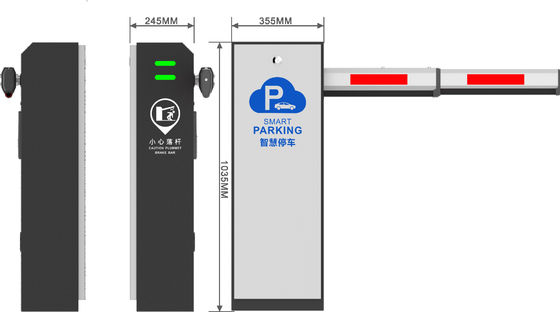 acheter barrière électronique de boom de parking de voiture de porte de barrière de route de 220V 110V avec le bras LPR de LED online manufacture
