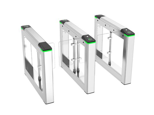 acheter Reconnaissance des visages approuvée de porte de tourniquet de système de contrôle d'accès de tourniquet de barrière d'oscillation de la CE online manufacture