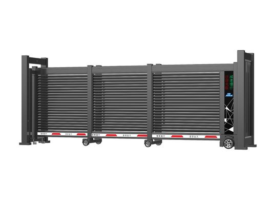 acheter Porte coulissante téléscopique industrielle automatique avec moteur sans balai DC24V Max 25 mètres alliage d'aluminium online manufacture