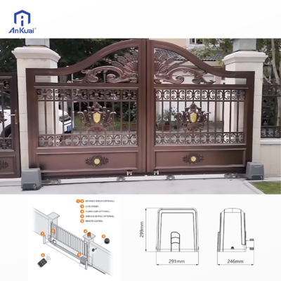 acheter Smart AK800DC Automatic Door Opener for Commercial Spaces: Remote, WiFi App & Infrared Sensing Functions online manufacture