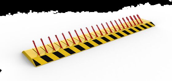 acheter Sabotage de roue de voiture en acier A3, taille non enterrée, rangée unique, L personnalisable, l 550, H 80mm, solution durable et de sécurité pour véhicules online manufacture