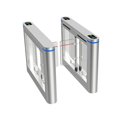 Porte automatique RS485/IP/TCP de barrière de tourniquet d'oscillation de sécurité pour le mail d'hôtel de bureau
