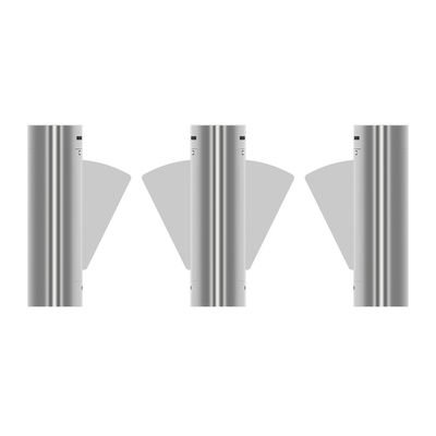 Les tourniquets escamotables automatiques RFID de barrière d'aileron d'EMC pour le CE piétonnier de contrôle d'accès ont approuvé