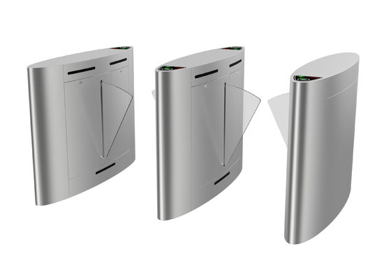 Système piétonnier de contrôle d'accès de porte de Smart d'aileron de RFID de tourniquet électronique de barrière