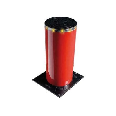 Lumières à LED RGB Bollards rétractables hydrauliques 10 mm Épaisseur de la bride