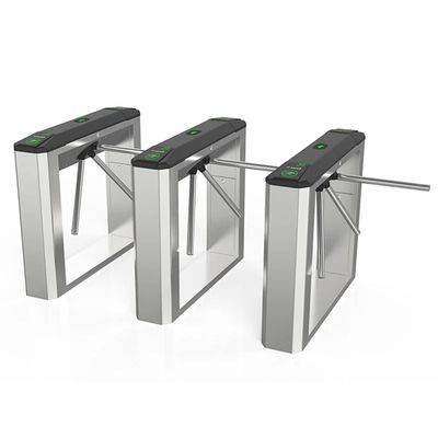 Porte à tourne-disque à trépied SUS304 à moteur 30W 24V pour contrôle d'accès de haute sécurité