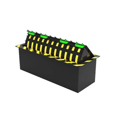 Blocage hydraulique de la route jaune avec commande manuelle Oui Pédale et lumière LED Mode de fonctionnement multi RGB