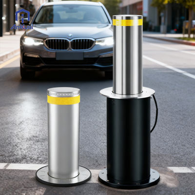 Bollard hydraulique en acier inoxydable avec protection IP68 et télécommande pour la gestion de l'accès du véhicule