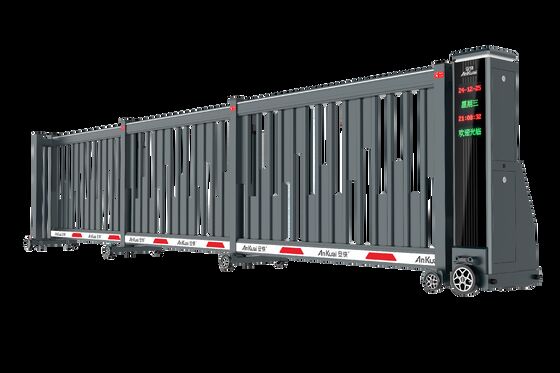 ouvre-porte coulissante automatique industriel alliage d'aluminium barrière de moteur à courant continu extérieur