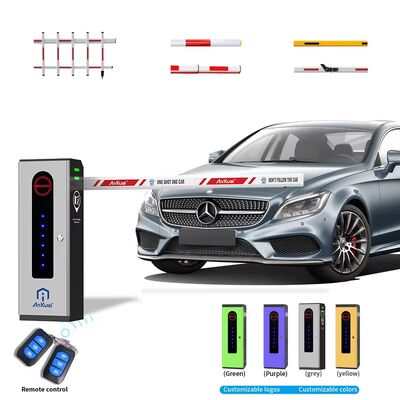 Customization Automatic Remote Control Boom Barrier Security Gate For Car Parking System Drop Arm Barrier Indoor Outdoor