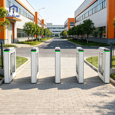 Multi-lane Outdoor Stainless Steel  Swing Turnstile Gate with Anti-tailgating & Face Recognition